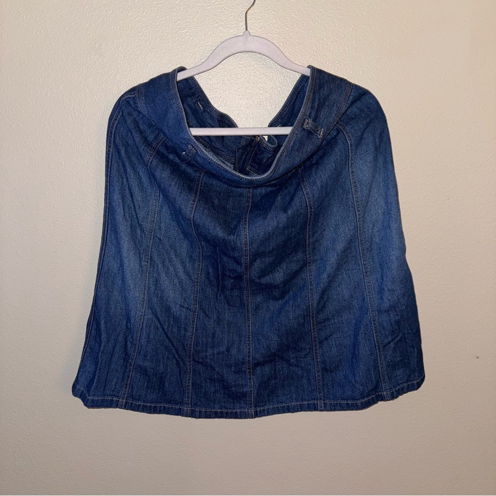 Vintage Blue Denim Skirt